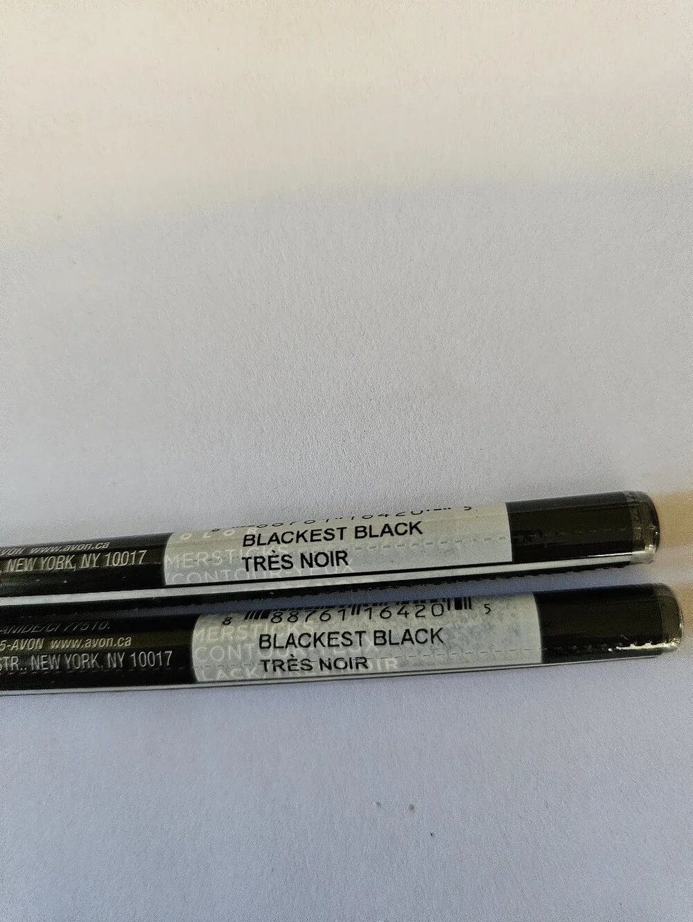 Avon True Color Glimmersticks Eyeliner Pencils - Blackest Black New/Unopened